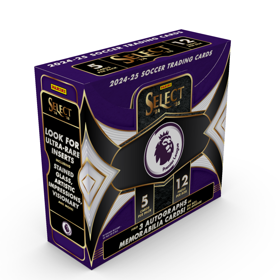 2024-25 Panini Select Premier League Soccer Hobby 12 Box Case