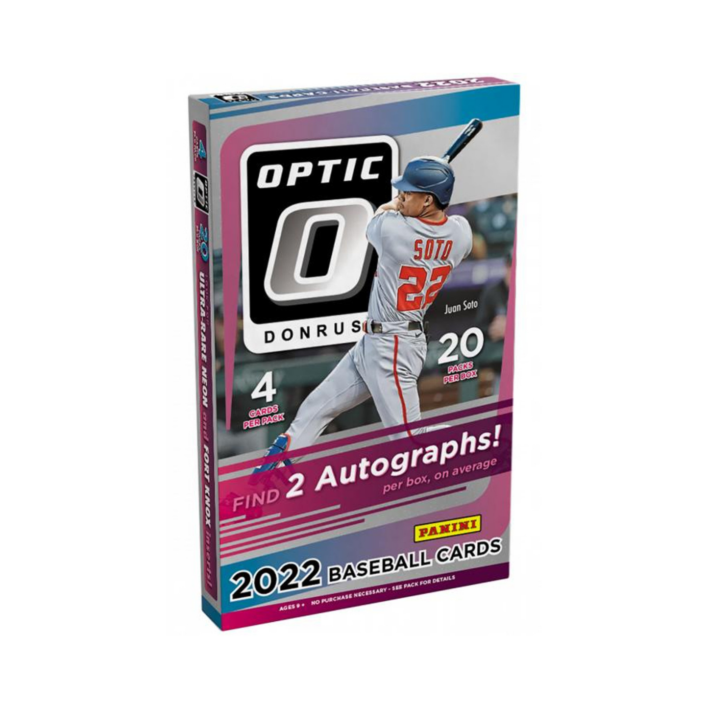 2022 Panini Donruss Optic Baseball Hobby 12 Box Case