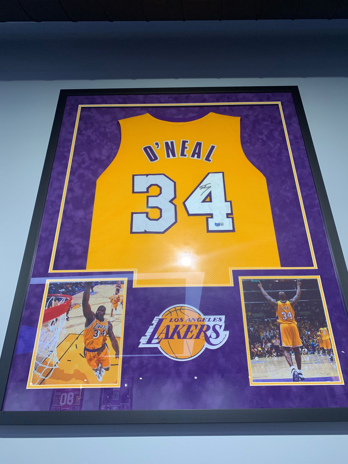 Shaquille O'Neal Framed Autographed Jersey