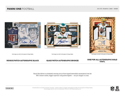 2023 Panini One Football Hobby 20 Box Case