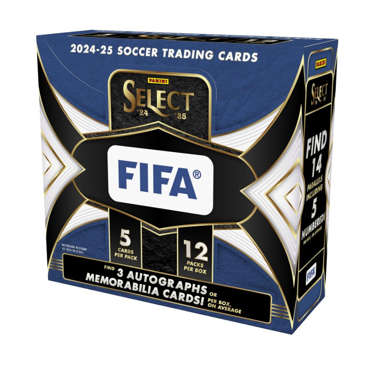 2024-25 Panini Select FIFA Soccer Hobby 12 Box case