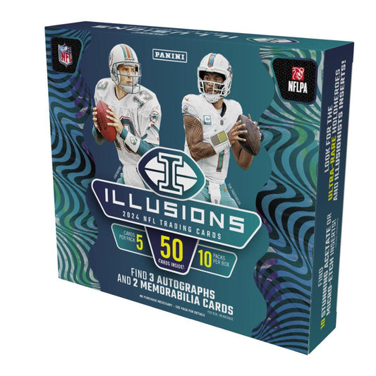 2024 Panini Illusions Football Hobby 16 Box Case