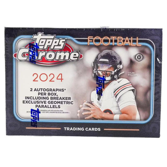 2024 Topps Chrome Football Breaker's Delight 10 Box Case