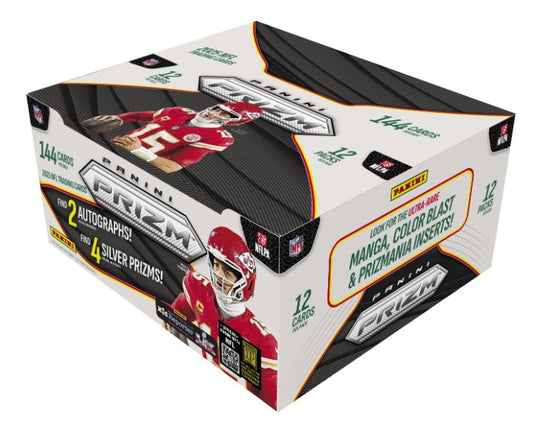 2025 Panini Prizm Football Hobby 12 Box Case