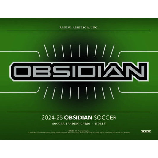 2024-25 Panini Obsidian Soccer Hobby 12 Box Case