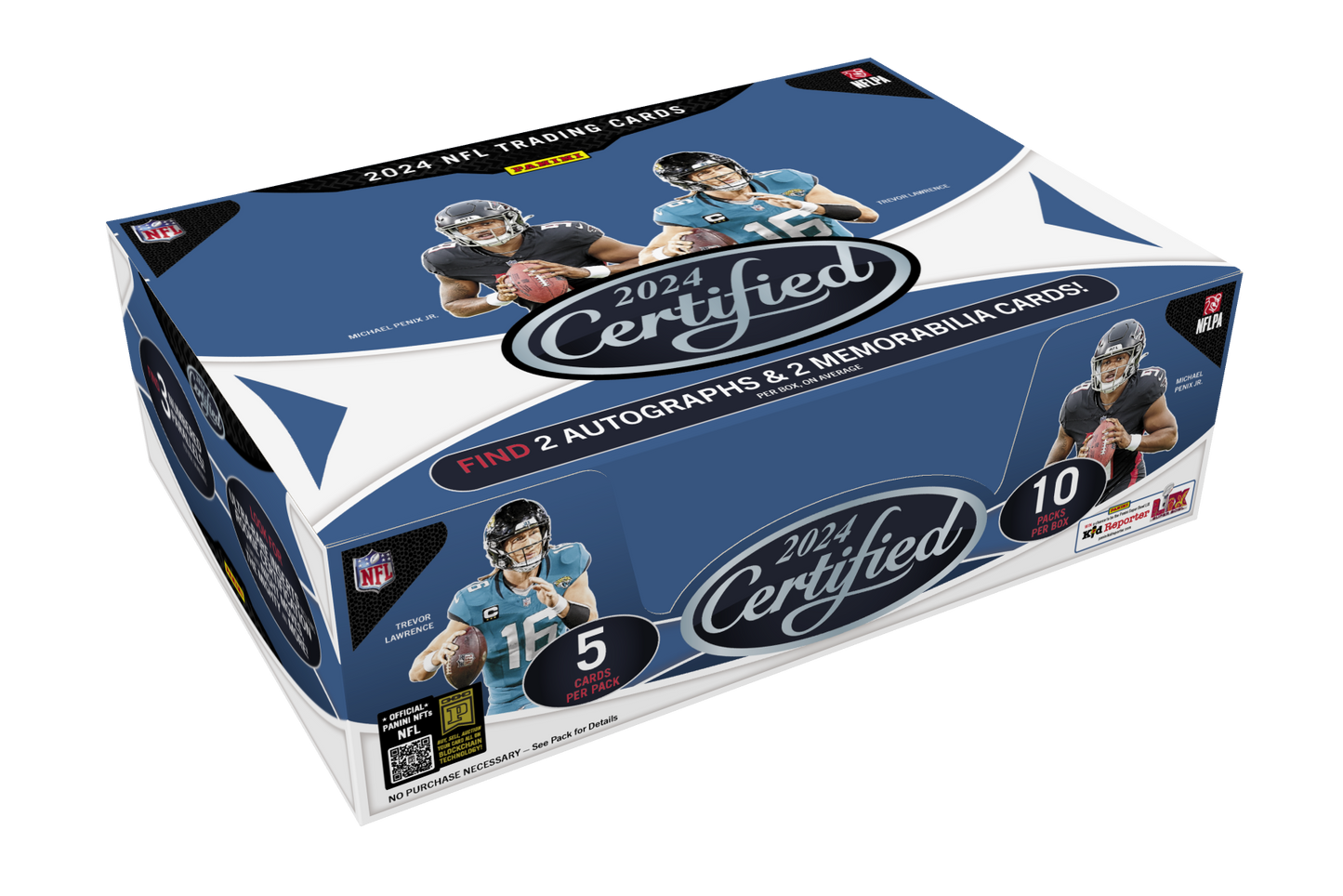 2024 Panini Certified Football Hobby 16 Box Case