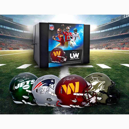 2025 Fanatics Under Wraps Autographed NFL Authentic Full-Size Helmet