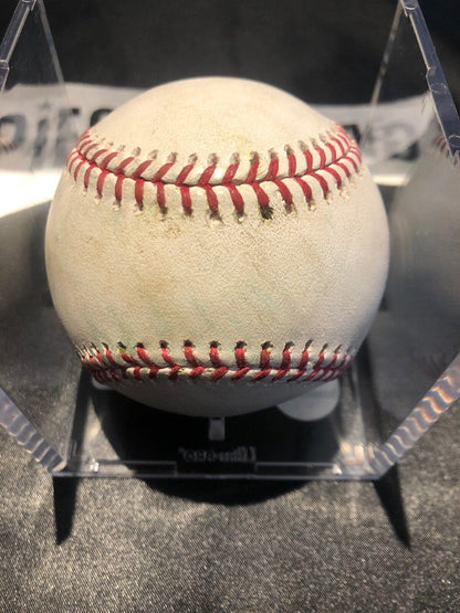 Victor Robles MLB Game Used Double Baseball 8/14/19 Career Double #25 Nationals