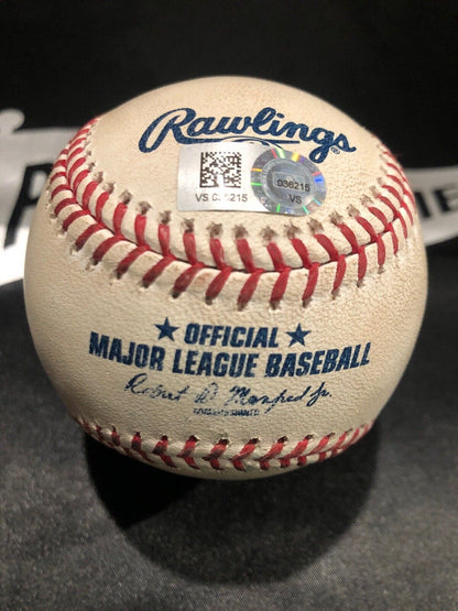 Victor Robles MLB Game Used Double Baseball 9/15/19 Career Double #36 Hit #150