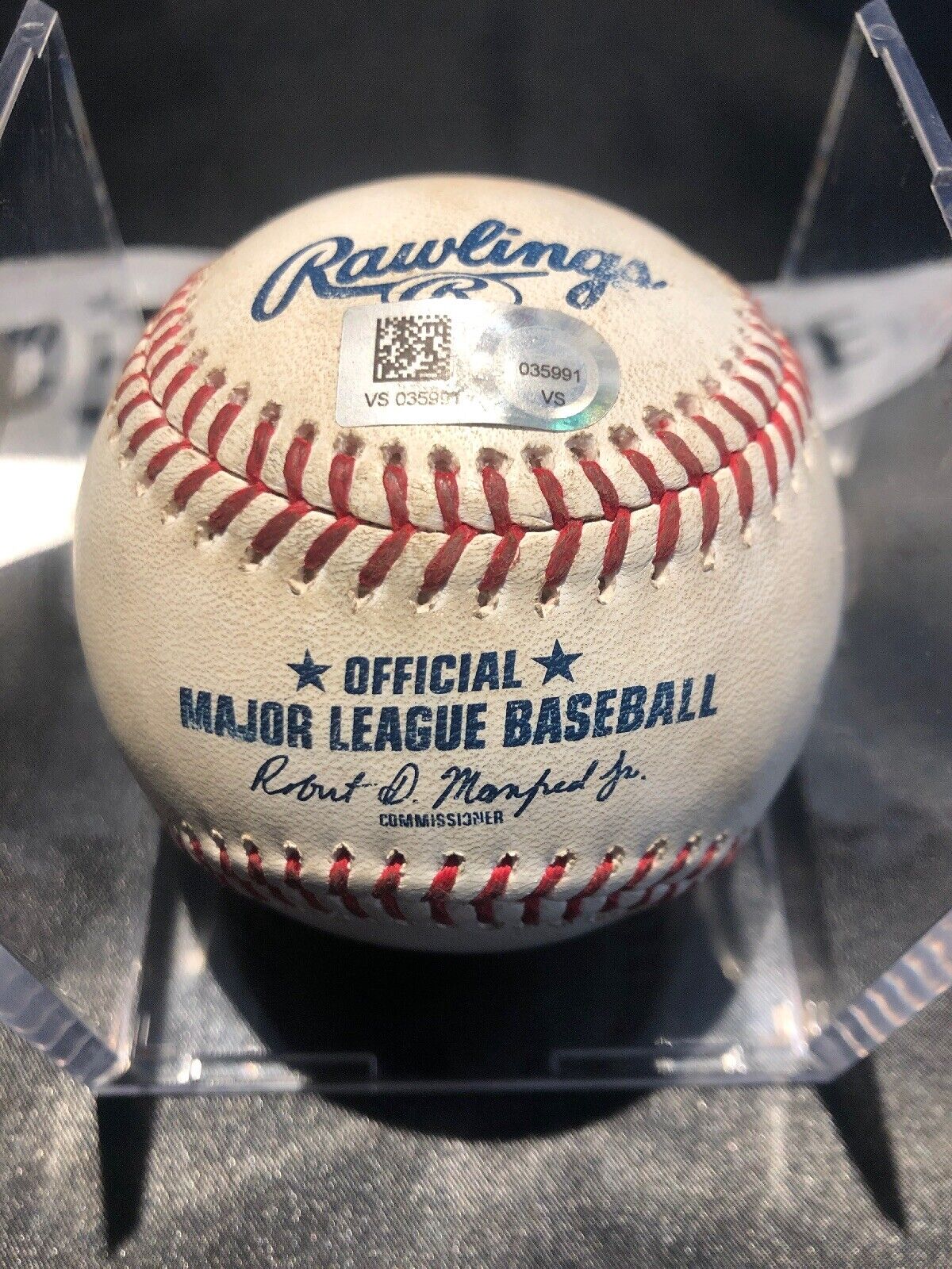 Victor Robles MLB Game Used Double Baseball 8/31/19 Career Double #30 Nationals