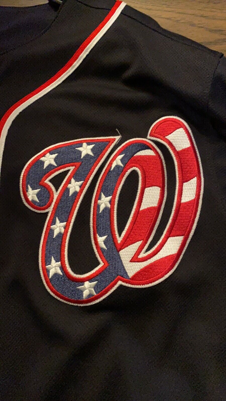 VICTOR ROBLES MLB GAME USED 2019 NATIONALS JERSEY CHAMPIONSHIP SEASON