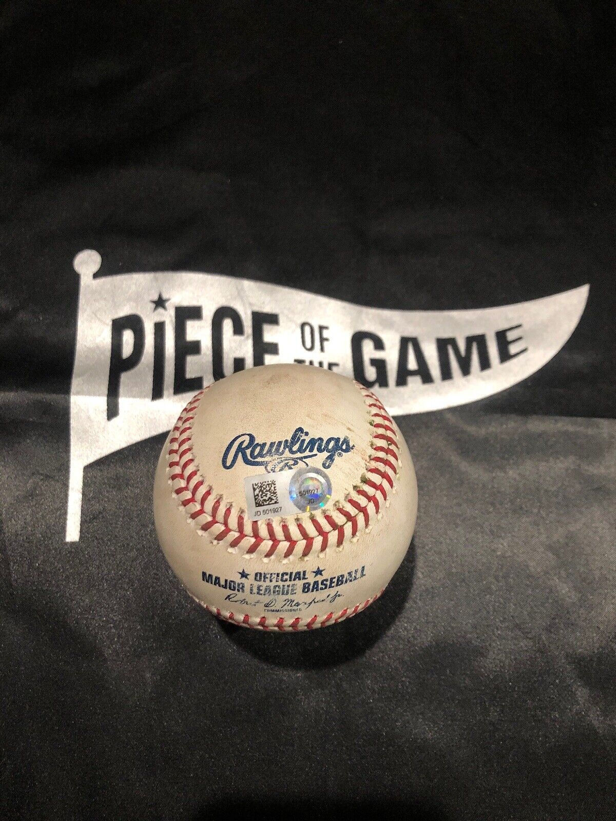 Victor Robles MLB Game Used Double Baseball 9/13/19 Career Double #35 Nationals