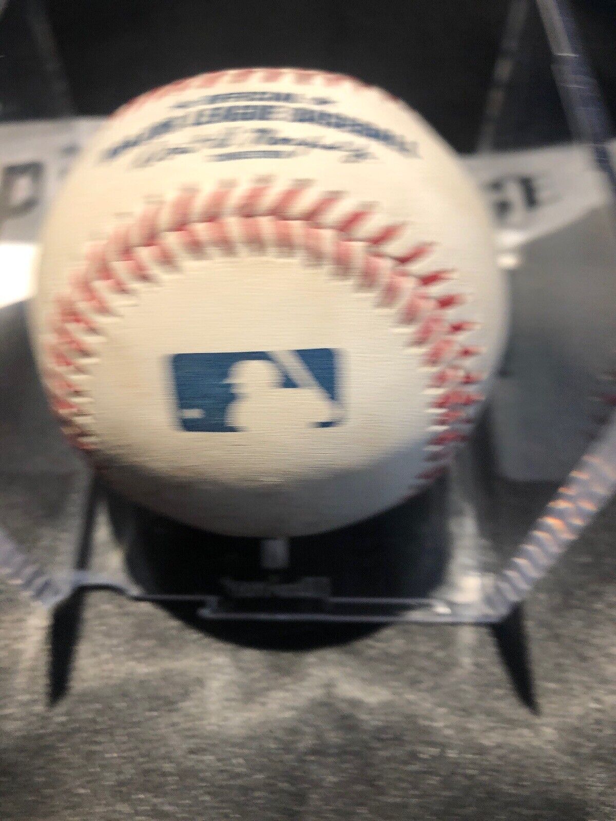 Victor Robles MLB Game Used Double Baseball 8/18/19 Career Double #27 Nationals