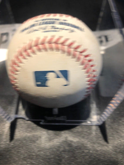 Victor Robles MLB Game Used Double Baseball 8/18/19 Career Double #27 Nationals