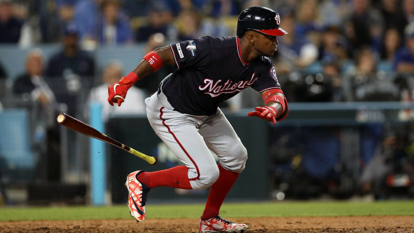 Victor Robles MLB Game Used Double Baseball 9/13/19 Career Double #35 Nationals