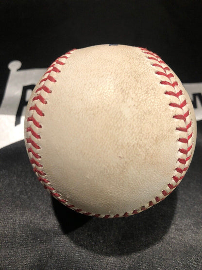 Victor Robles MLB Game Used Double Baseball 9/15/19 Career Double #36 Hit #150