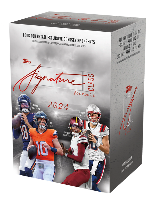 2024 Topps Signature Class Football Blaster 40 Box Case