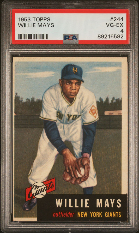 Willie Mays 1953 Topps #244 PSA 4