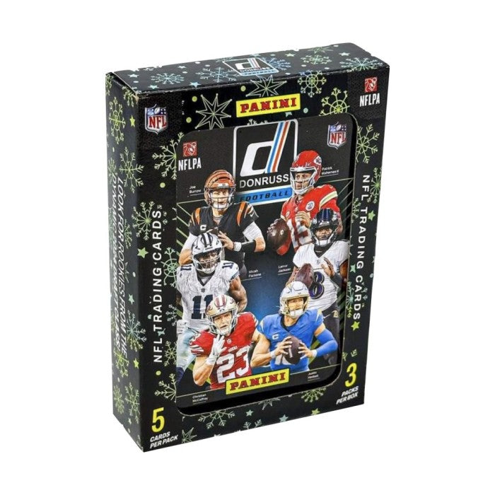 2024 Panini Donruss Football Winter Holiday 30 Tin Case