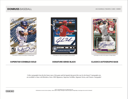 2023 Panini Donruss Baseball Hobby 16 Box Case