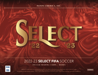 2022-23 Panini Select FIFA Soccer Hobby 12 Box Case
