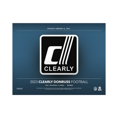 2023 Panini Clearly Donruss Football Hobby 16 Box Case
