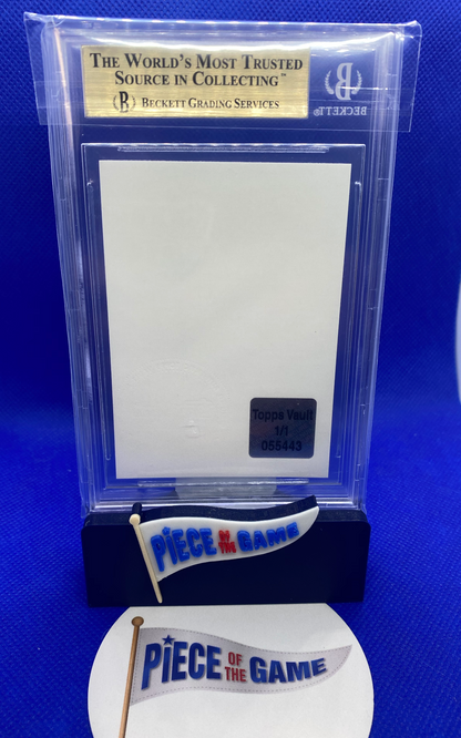 2018 Topps Fire Baseball Juan Soto RC 1/1 Blank Back Nationals BGS Gem Mint 9.5