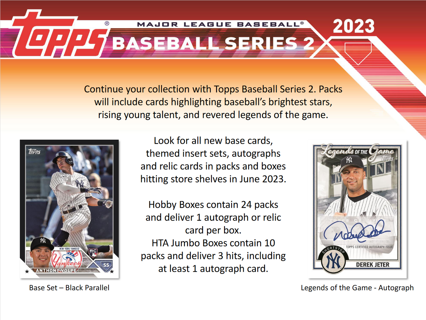 2023 Topps Series 2 Baseball Hobby 12 Box Case