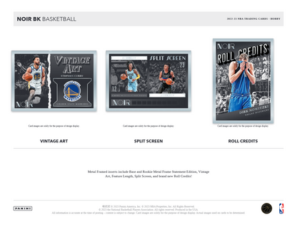 2022-23 Panini Noir Basketball Hobby Box