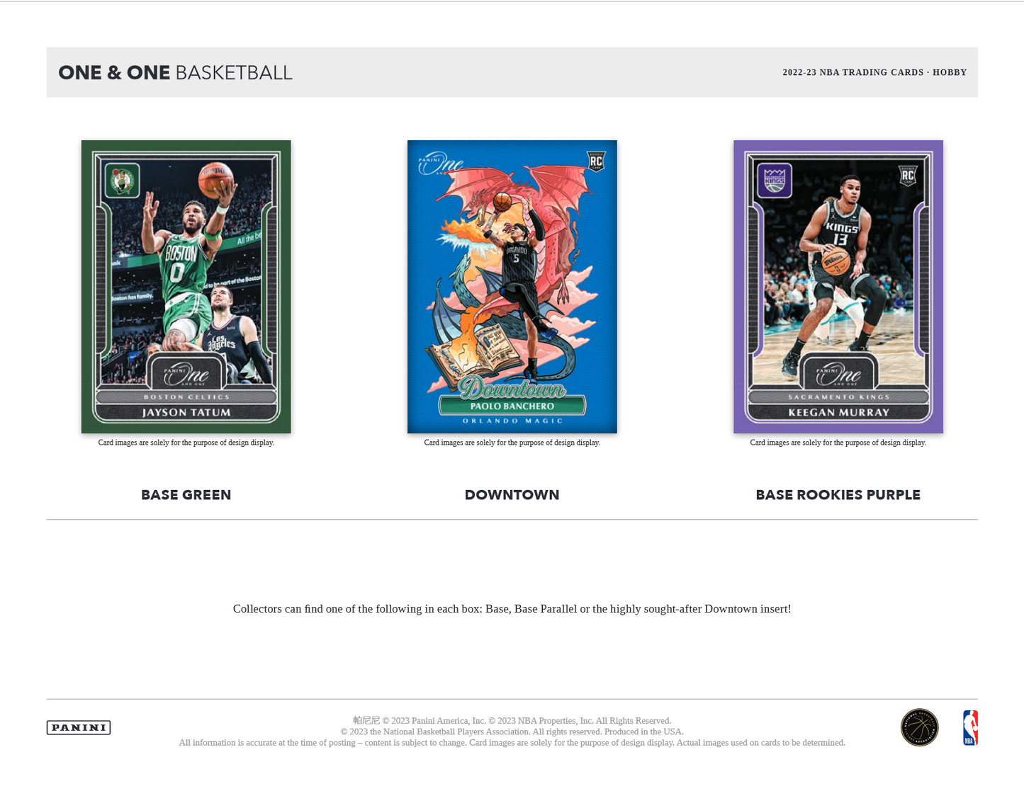 2022-23 Panini One & One Basketball Hobby 10 Box Case