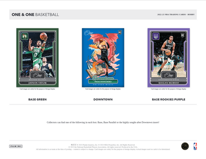 2022-23 Panini One & One Basketball Hobby 10 Box Case