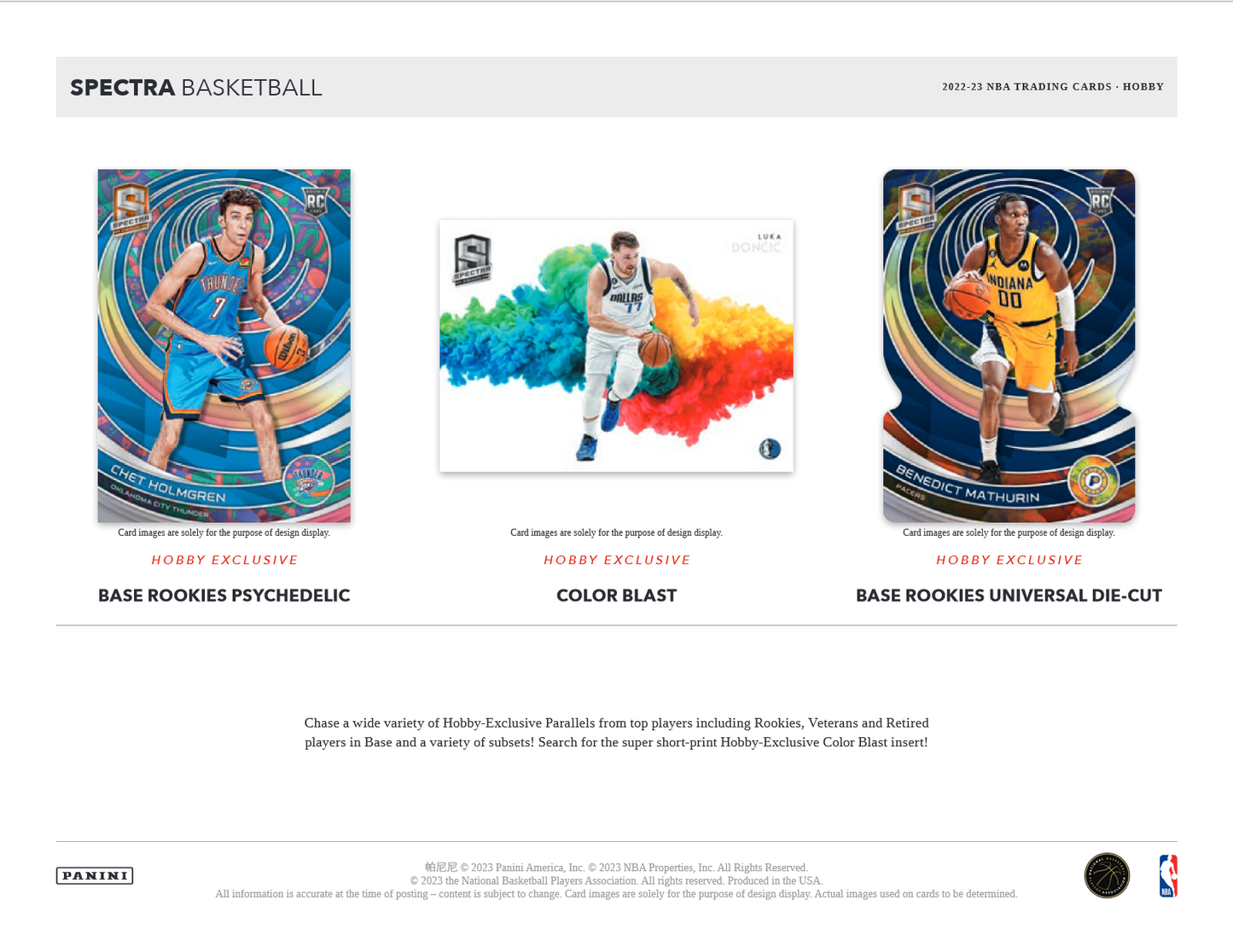 2022-23 Panini Spectra Basketball Hobby Box