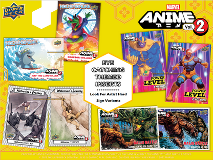 Upper Deck Marvel Anime Vol. 2 Hobby 16 Box Case