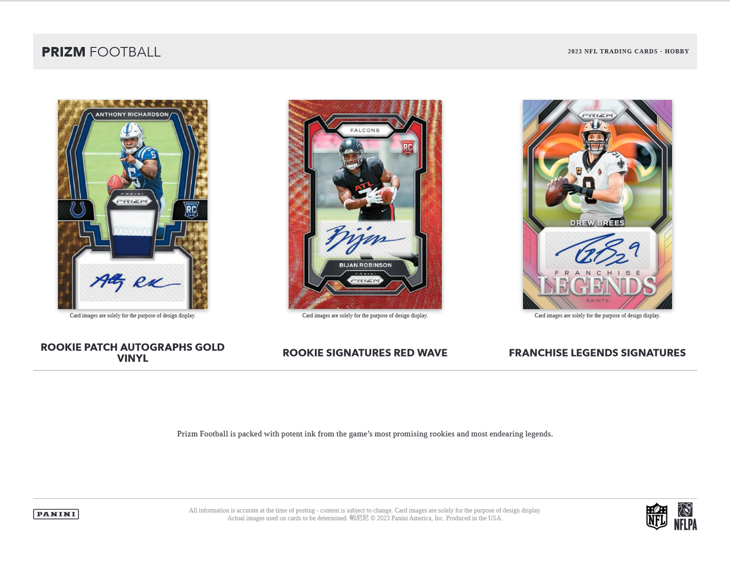 2023 Panini Prizm Football Hobby Box