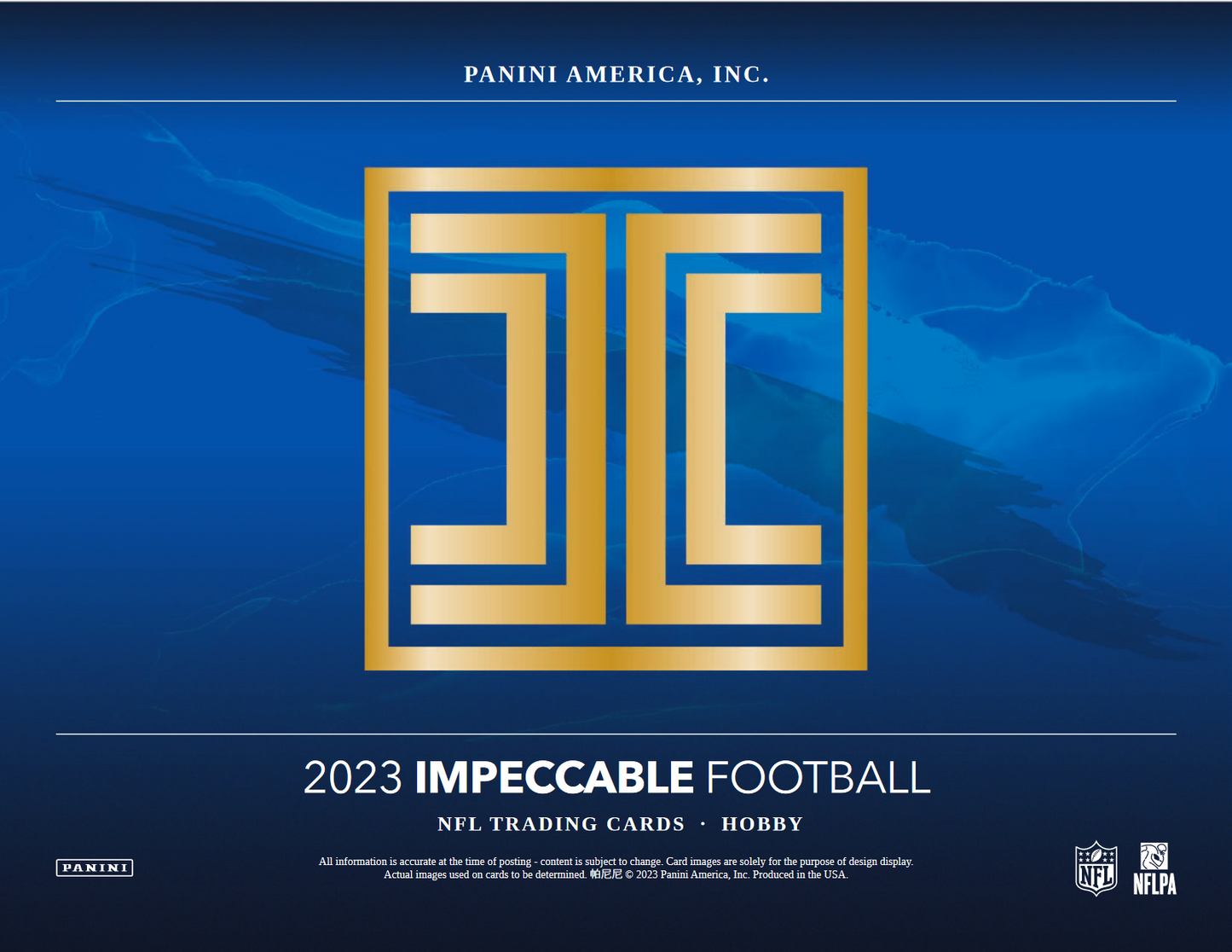 2023 Panini Impeccable Football Hobby 3 Box Case