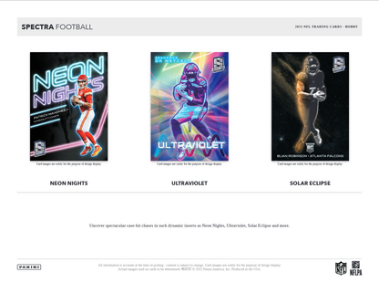 2023 Panini Spectra Football Hobby 8 Box Case