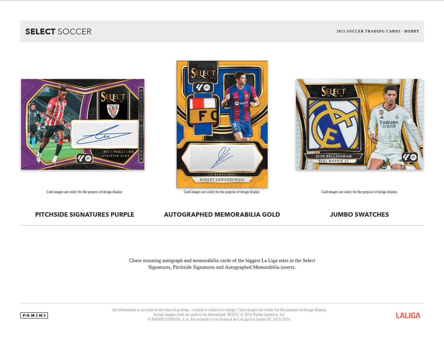 2023-24 Panini Select La Liga Soccer Hobby 12 Box Case