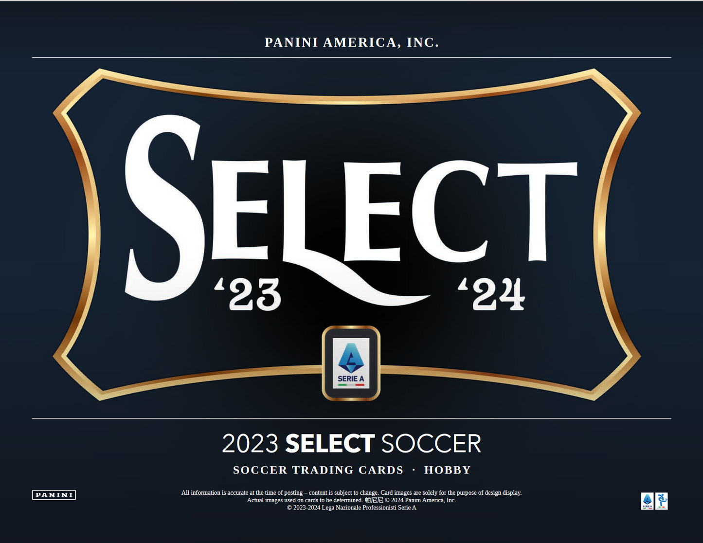 2023-24 Panini Select Serie A Soccer Hobby Box