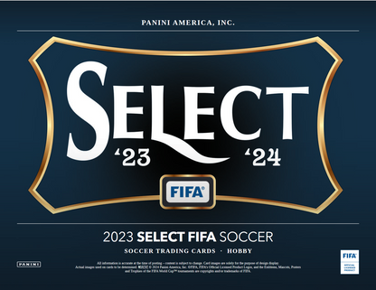 2023-24 Panini Select FIFA Soccer Hobby 12 Box Case