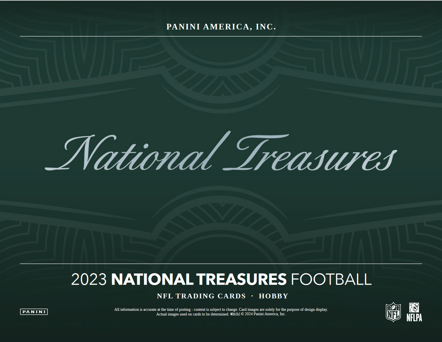 2023 Panini National Treasures Football Hobby Box