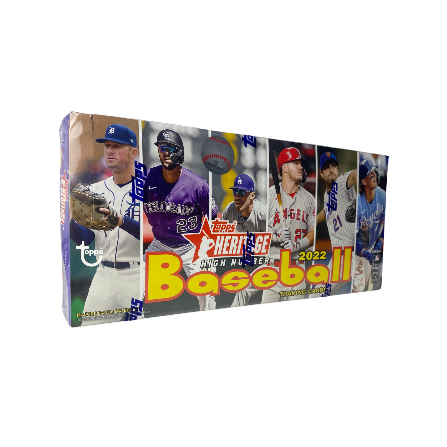 2022 Topps Heritage High Number Baseball Hobby 12 Box Case