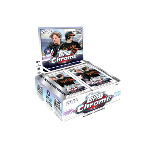 2023 Topps Chrome Baseball Jumbo HTA 8 Box Case