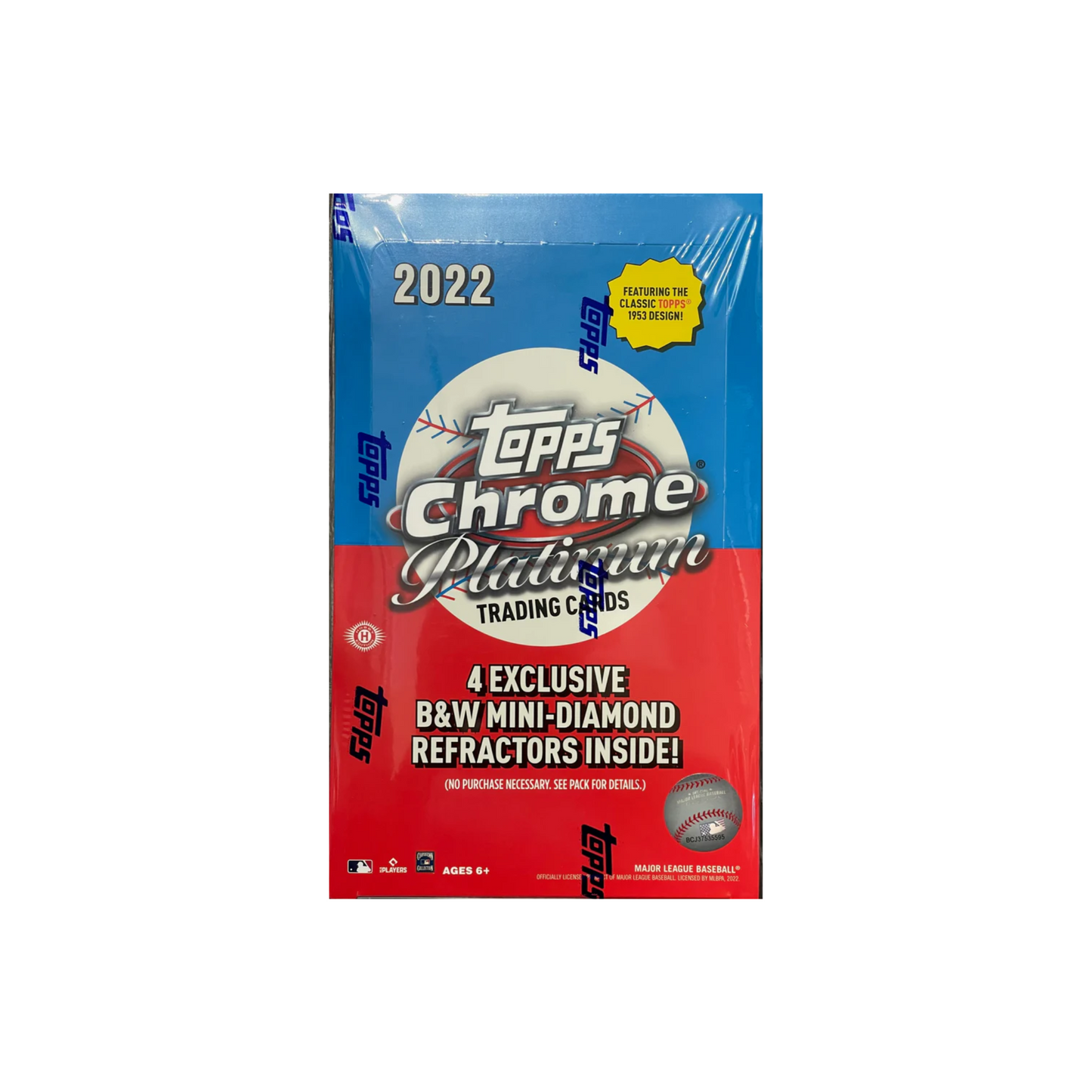 2022 Topps Chrome Platinum Anniversary Baseball Lite 16 Box Case