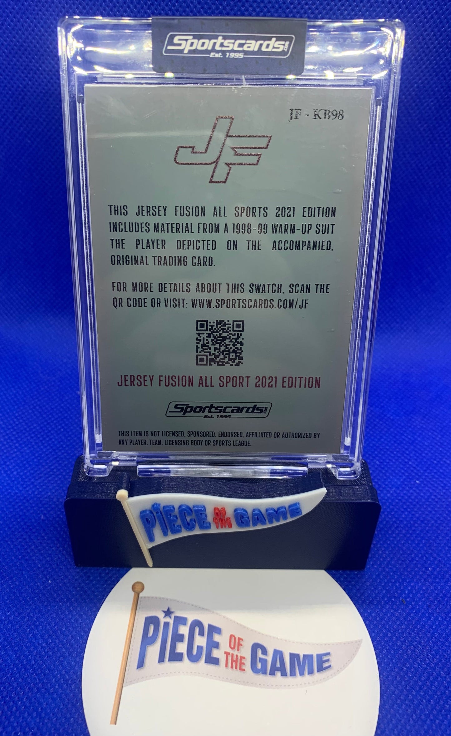 Jersey Fusion Kobe Bryant Plate Fusion One of One