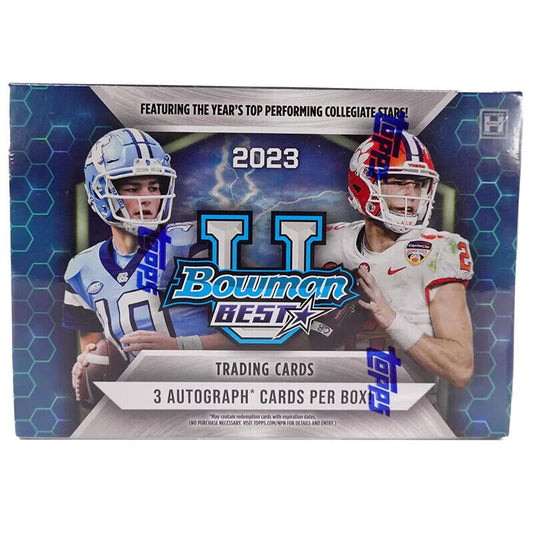 2023 Bowman Best University Football Breakers Delight 10-Box Case
